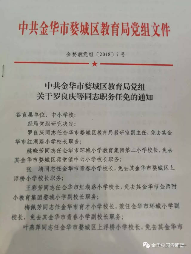 婺城区小学人事任命揭晓，未来教育新篇章的引领者