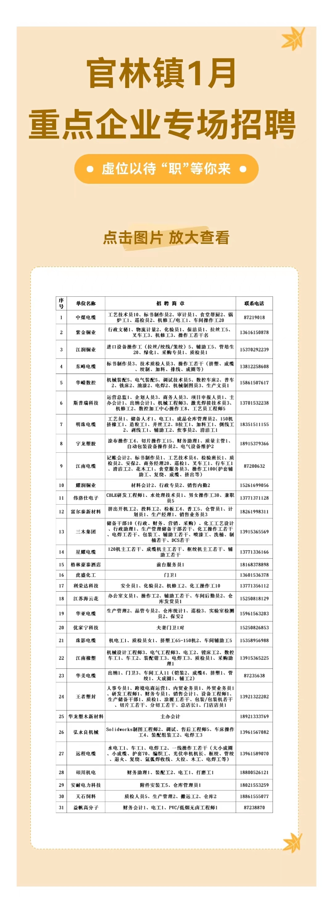 枫林最新招聘信息详解